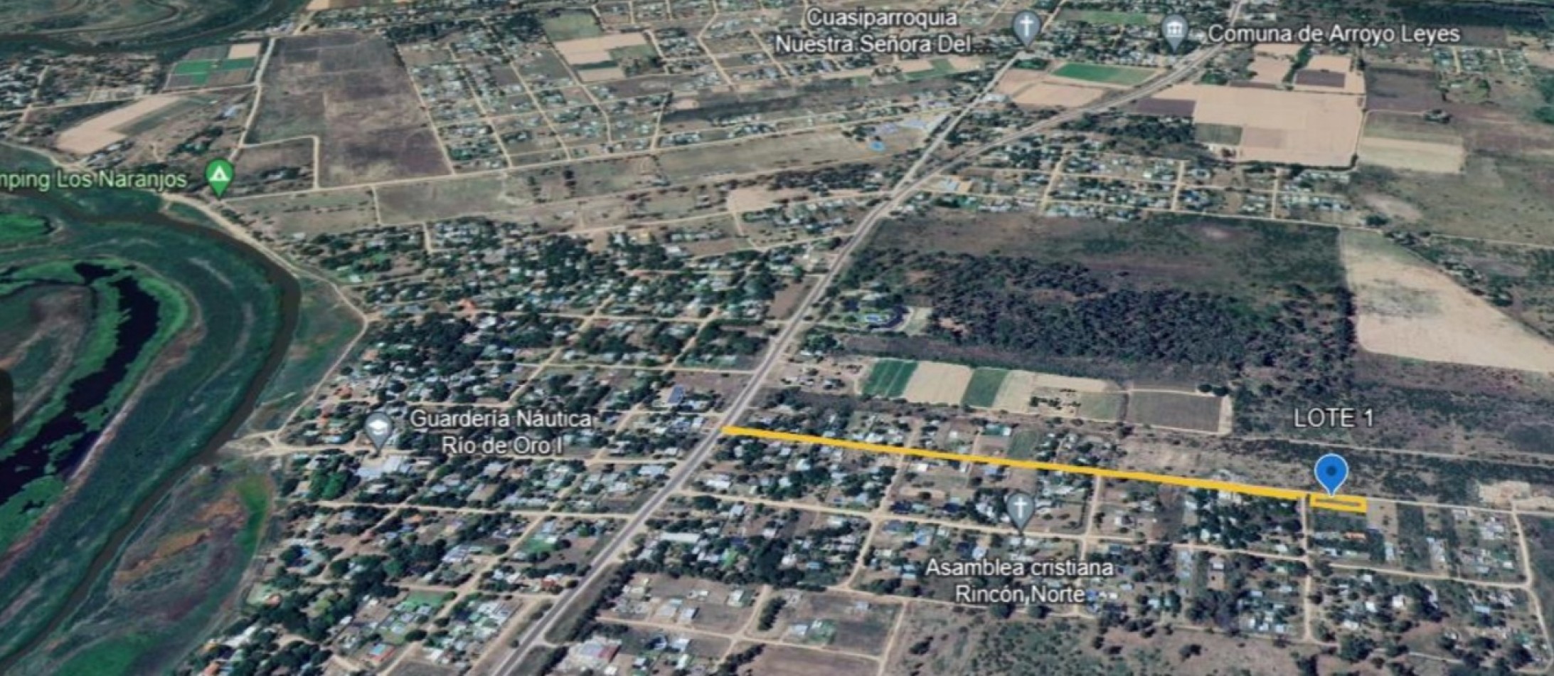 TERRENO EN ARROYO LEYES   Ruta 1, Km 14