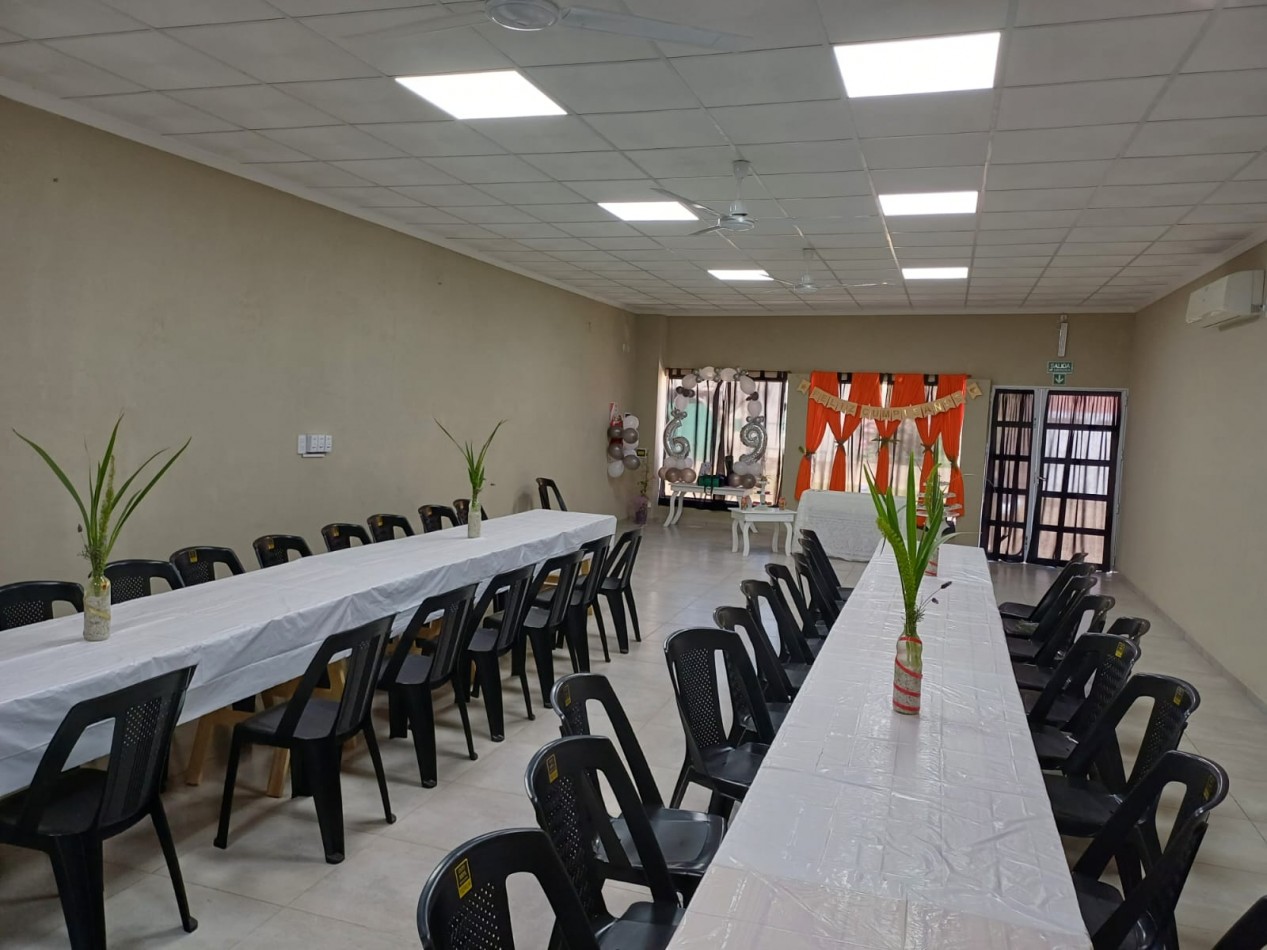 SALON de EVENTOS en Arroyo Aguiar - Oportunidad de Inversion